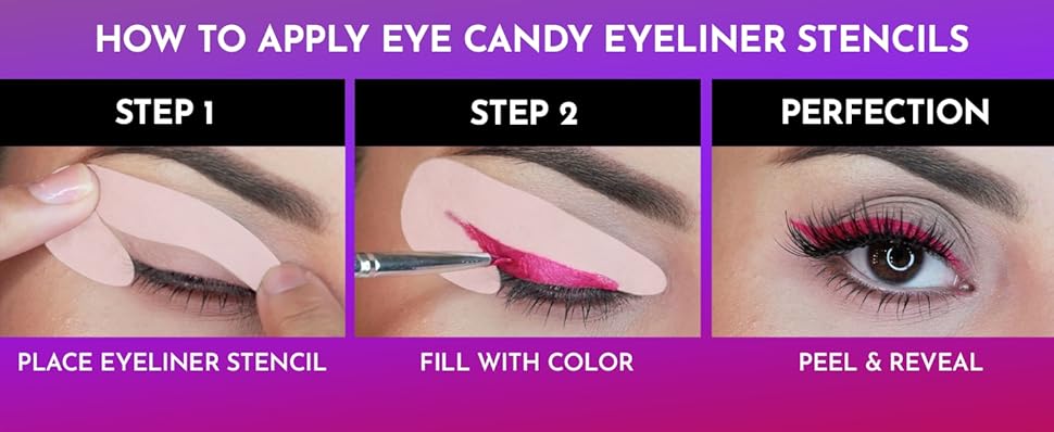 Eyeliner stencil image
