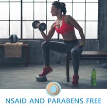 NSAID and paraben free. The best ingredients: analgesics, anti-inflammatories, and moisturizers