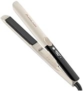 Annlary Hair Straightener 1 Inch Flat Iron and Curler 2 in 1 Titanium Ceramic Ionic Dual Voltage ...