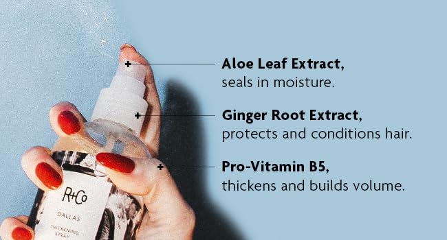 ingredients: aloe leaf extract, ginger root extract, pro-vitamin B5