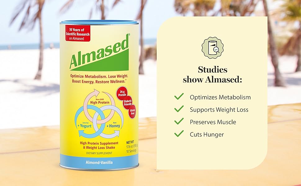 Almased is backed by science, more than 30 university studies