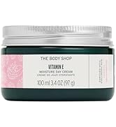 The Body Shop Vitamin E Moisture Day Cream (1x 100ml), Lightweight Face Moisturiser Suitable for ...