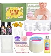 JUYRLE Body Butter Making Kit- Shea Butter Lotion Making Kit, DIY Crafts for Adults with Organic ...