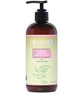 Aleavia Grapefruit Lemongrass Prebiotic Body Lotion – Lightly Scented, All-Natural Moisturizing B...
