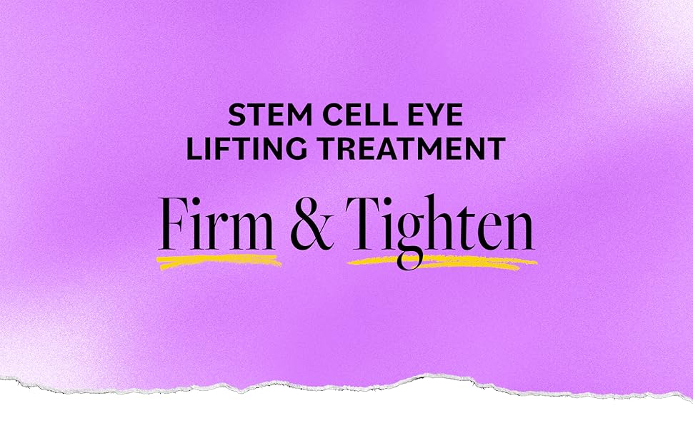 Stem Cell Eye Lifting Treatment Firm and Tighren