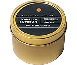 ScentAir Tin Candle - 3 oz. Soy Wax Blend Candle Hand Poured in Small Batches, Up to 20-Hour Burn Time, Seasonal Holiday Scent, Vanilla Bourbon