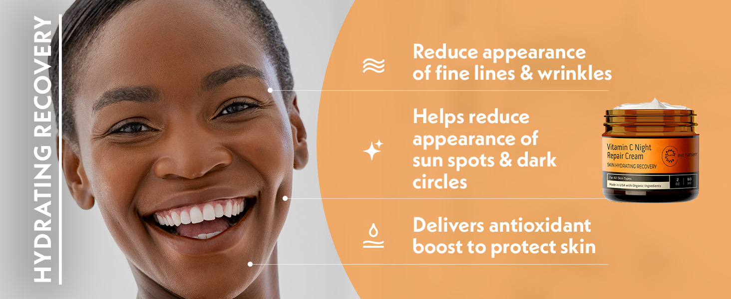 Hydrating Recovery Reduce wrinkles, reduce sun spots and deliver antioxidant boost