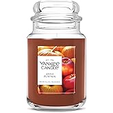 Yankee Candle Apple Pumpkin, Fall Scented Candle, 22oz Large Jar with up to 150 Hour Burn Time