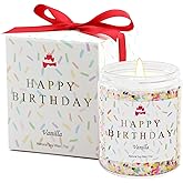 Lihome Happy Birthday Candle - Birthday Gifts for Women, Men, Mom, Dad, Sister, Teacher, Friends - Best Gifts for Her Ideas, 