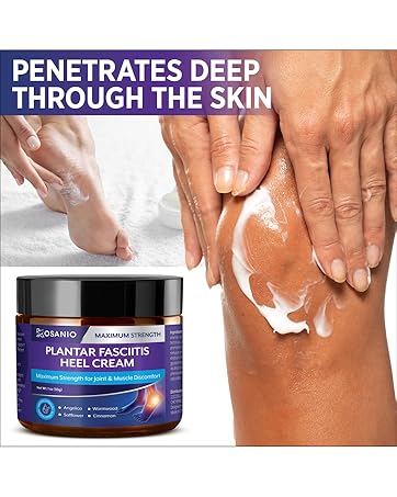 Maximum Strength Muscle and Joint Discomfort Relief Cream for Plantar Fasciitis