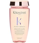 Kerastase Gloss Absolu High-Shine Anti-Frizz Shampoo - Cleanses & Reveals Ultimate Shine, for Glo...