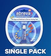 Abreva Docosanol 10% Cream Tube, FDA Approved Treatment for Cold Sore/Fever Blister, 2 grams