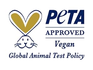 PETA Approved Vegan stamp on white background