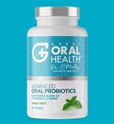 Chewable Oral Probiotics for Mouth — Bad Breath Treatment Supplement - Oral Care Tablet with BLIS...