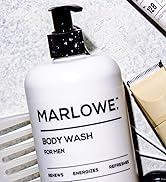MARLOWE. No. 103 Mens Body Wash 16 oz, Energizing and Refreshing with Moisturizing Natural Willow...