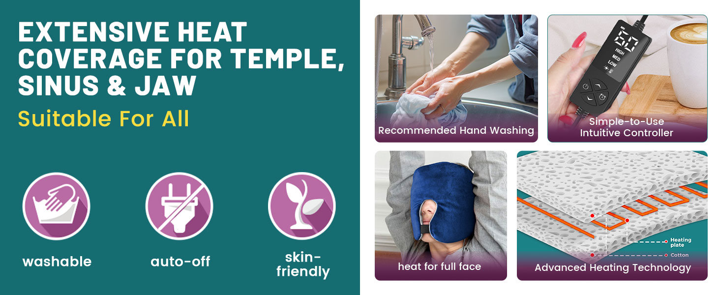 face heating pad