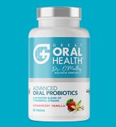 Chewable Oral Probiotics for Mouth — Bad Breath Treatment & Gingivitis Supplement - Oral Care Tab...