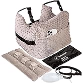 MOYOAMA Post Mastectomy Pillow –4 Pcs Protective Kit incl 1 Gel Pack, Seatbelt Cushion, Shower Lan- Breast Surgery Must Haves