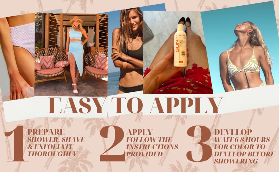 How to Apply Sunless Tanning Lotion