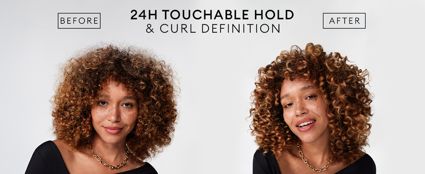 TRESemme Bouncy Curls Before and After Use
