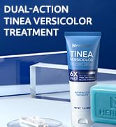 Tinea Versicolor Treatment Cream & Soap: Multi-Functional Clinically Proven Cream for Athlete's F...