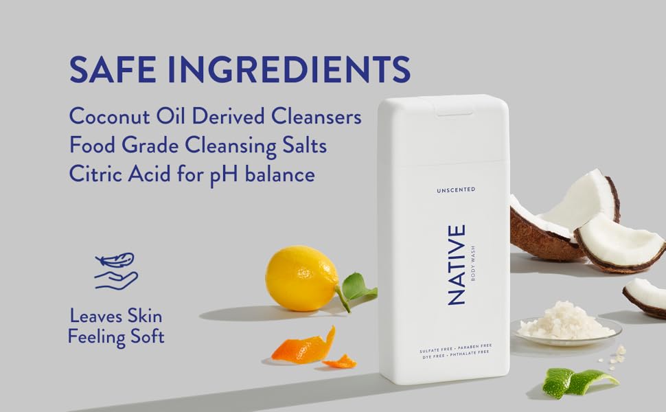 Native Natural Body Wash Soap