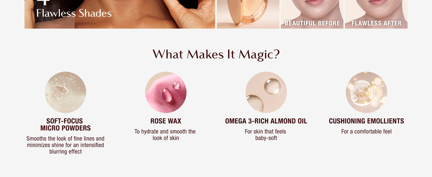 Micro powder technology pressed setting powder light reflecting finishing powder omega oils