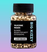 big kizzy silicone lined microlink beads for weft extensions