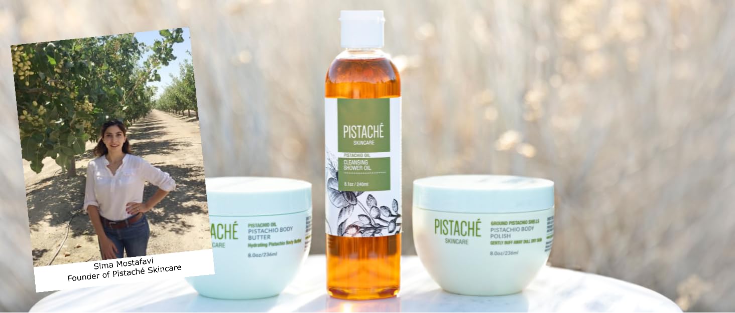 Pistaché skincare Products