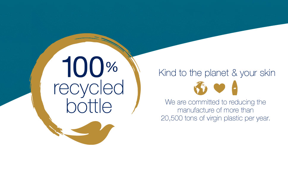 100 percent recycled bottle