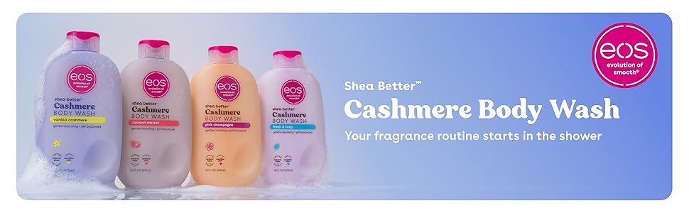 eos Cashmere Body Wash Collection