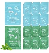 Bulk Hygiene Kits for Homeless ,Travel Size Body Wash and Shampoo Bulk 0.28fl Oz,Travel Size Show...