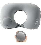 PUFFIN TRIP Ultralight Inflatable Travel Pillow Neck Pillow Press to Inflate Compressible Lumbar ...