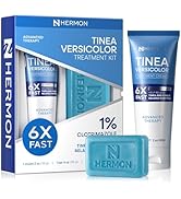 Tinea Versicolor Treatment Cream & Soap: Multi-Functional Clinically Proven Cream for Athlete's F...
