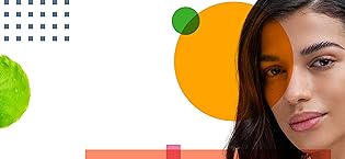 Banner of image of model with various shapes