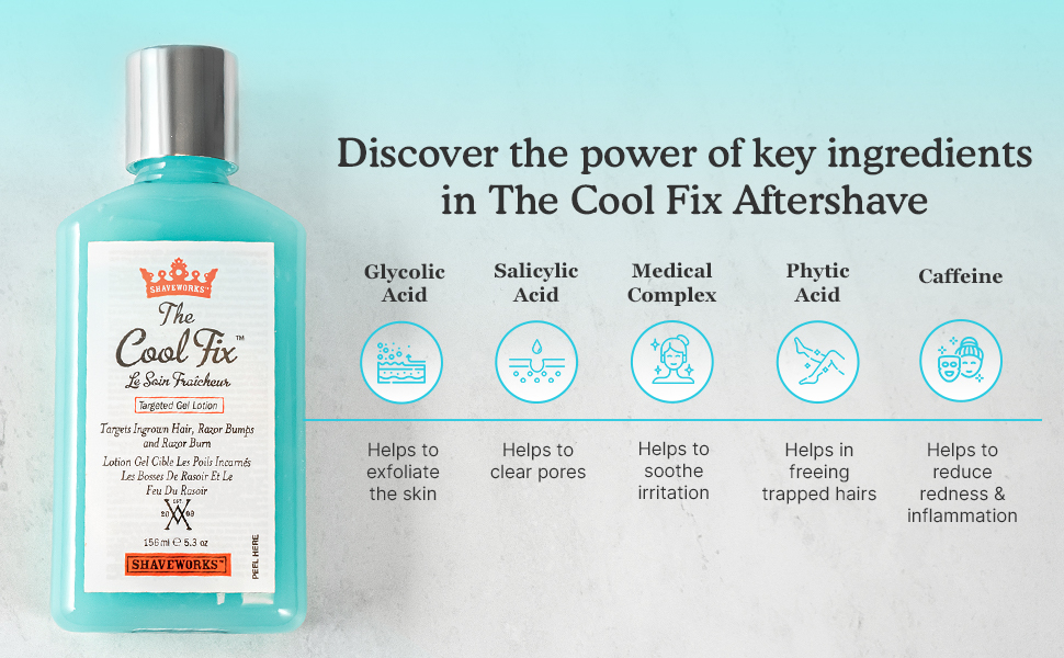key ingredients razor burn and bump serum
