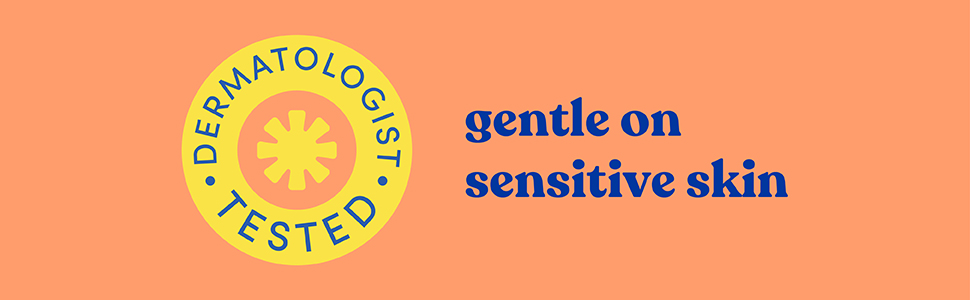 gentle on sensitive skin