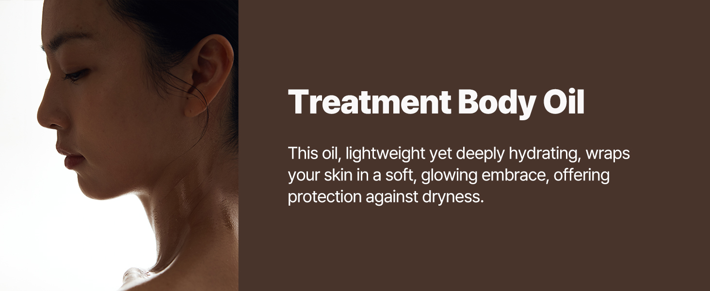 This oil, lightweight yet deeply hydrating, wraps your skin in a soft glowing embrace.