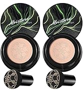 2PCS Mushroom Head Air Cushion CC Cream BB Cream Foundation,Moisturizing Concealer Makeup Base Fo...
