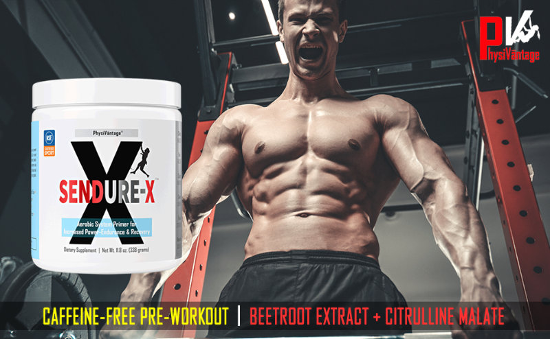 SENDURE-X caffeine-free pre-workout climbers cycling running beetroot citrulline