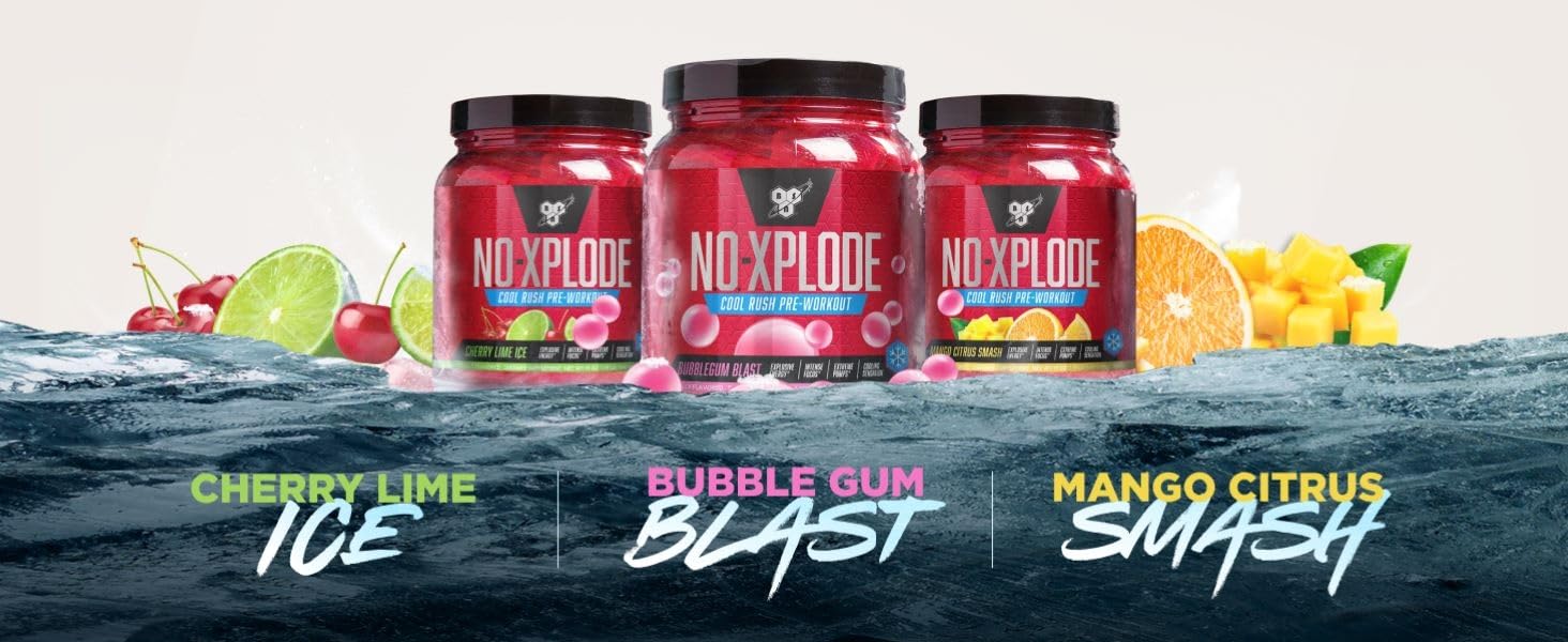 BSN NO Xplode, Pre-workout, Creatine, Creatine Monohydrate, Beta Alanine, Caffeine