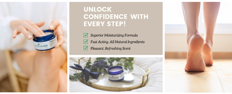 unlock confidence with every step. superior moisturizing formula