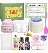 JUYRLE Body Butter Making Kit- Shea Butter Lotion Making Kit, DIY Crafts for Adults with Organic ...
