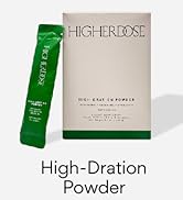 HigherDOSE HIGH-DRATION Electrolytes Powder – Replenishes & Energizes with Real Watermelon, Magne...