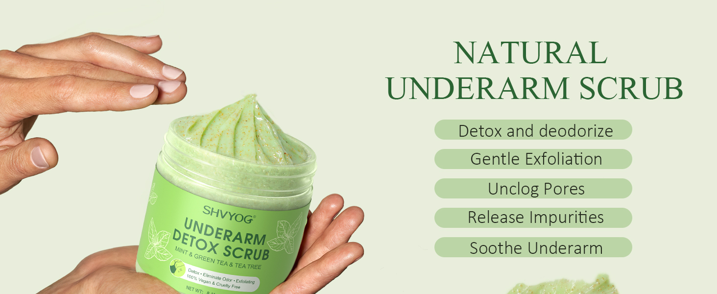 underarm detox scrub