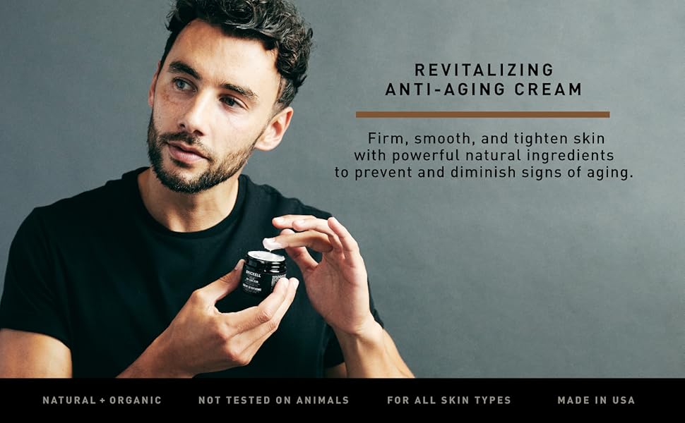 Revitalizing Anti-Aging Cream, night cream, reduce wrinkles, men's skincare