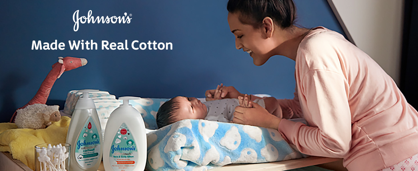 Johnson's Baby - Made with real cotton
