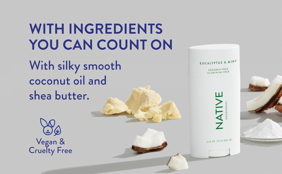 Native fresh scent eucalyptus mint antiperspirants deodorant 
