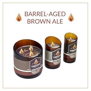 Candles for men Barrel aged Brown ALE