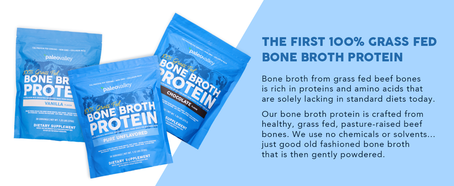 paleovalley bone borth proetin gras fed powder supplement keto vegan digestion